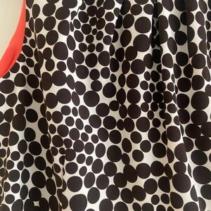 Brown Polka Dot Midi Dress